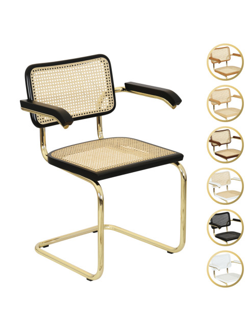 【100％MADE IN ITALY】CESCA ARMCHAIR Cesca Side Chair - Armless - Made in Italy – France & Son