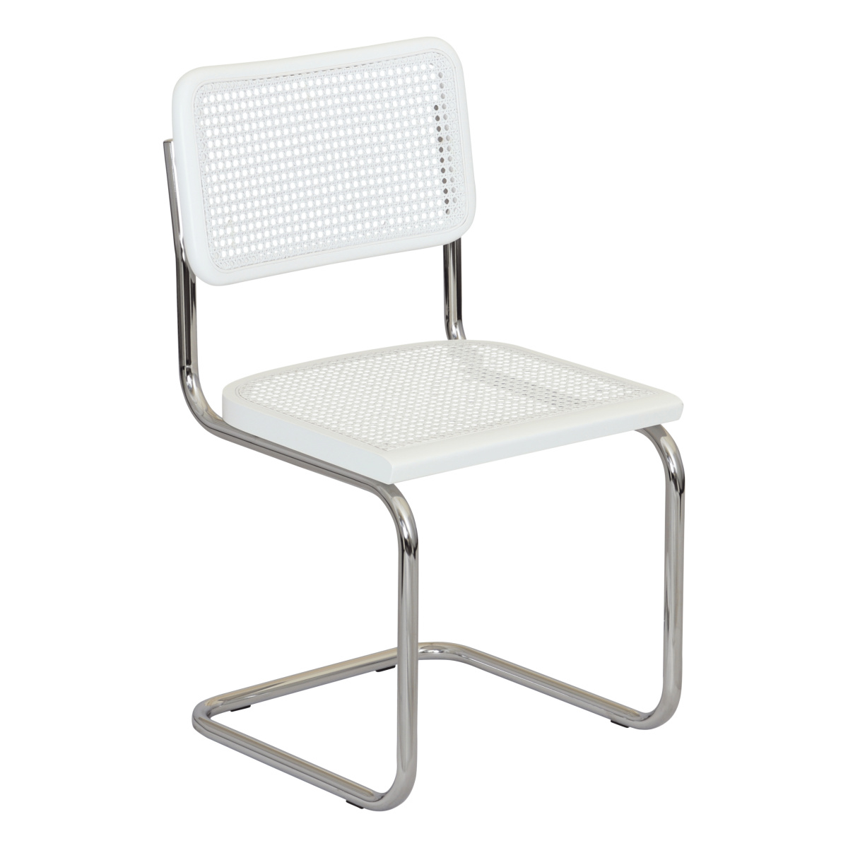 Breuer Chair Company Cesca Cane Cantilever Side Chair w/ Chrome